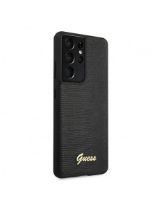 Svart och mycket snyggt skal Samsung Galaxy S21 Ultra 5G.