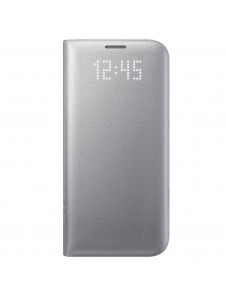 Samsung EF-NG935 LED View Cover vikbart fodral till Samsung Galaxy S7 Edge - Silver