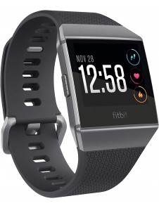 Ionic Fitbit Smartklocka med coachning, pulsmätare, GPS och musik - Grå