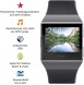 Ionic Fitbit Smartklocka med coachning, pulsmätare, GPS och musik - Grå