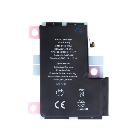 Batteri för iPhone 12 Pro Max 3687mAh Li-Ion (Bulk)