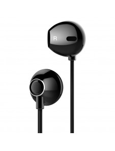 Baseus Encok H06 Lateral Earphones Earbuds Headphones with Remote Control (NGH06-01) - Svart