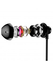 Baseus Encok H06 Lateral Earphones Earbuds Headphones with Remote Control (NGH06-01) - Svart