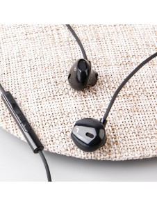 Baseus Encok H06 Lateral Earphones Earbuds Headphones with Remote Control (NGH06-01) - Svart