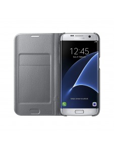 Samsung EF-NG935 LED View Cover vikbart fodral till Samsung Galaxy S7 Edge - Silver