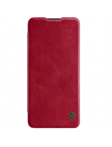 Nillkin Qin Book Case till OnePlus 8T - Röd