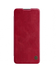 Nillkin Qin Book Case till OnePlus 8T - Röd