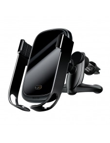 Baseus Rock Smart Vehicle Bracket Wireless Charger10W with Infrared -Black (WXHW01-01)