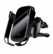 Baseus Rock Smart Vehicle Bracket Wireless Charger10W with Infrared -Black (WXHW01-01)