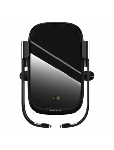 Baseus Rock Smart Vehicle Bracket Wireless Charger10W with Infrared -Black (WXHW01-01)