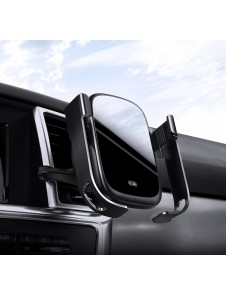 Baseus Rock Smart Vehicle Bracket Wireless Charger10W with Infrared -Black (WXHW01-01)