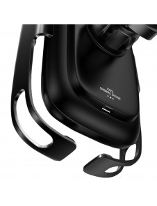 Baseus Rock Smart Vehicle Bracket Wireless Charger10W with Infrared -Black (WXHW01-01)