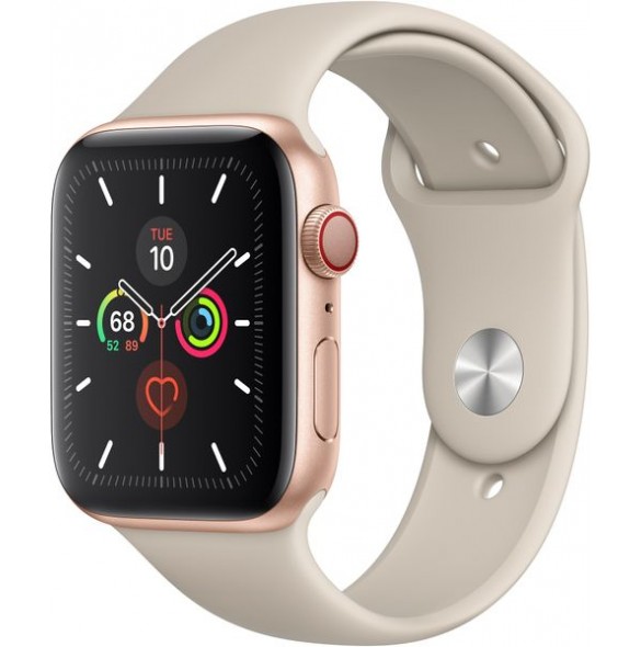APPLE WATCH SERIES 5 GPS + CELLULAR 44MM GOLD IN CONS (MWWH2KS/A)