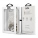 Karl Lagerfeld hårt fodral Liquid Glitter KLHCI8LROGO iPhone 7 Plus / 8 Plus - Guld Svart
