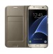 Samsung EF-NG935PFE LED View CoverPFE vikbart fodral till Samsung Galaxy S7 Edge - Guld
