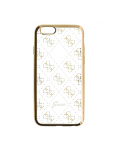 Guess 4G TPU -fodral till iPhone 5/5S/SE - Guld GUHCPSETR4GG