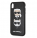 Med det här fodralet kommer du att vara lugn för iPhone XR och mycket snyggt skydd från Karl Lagerfeld.