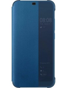 Huawei 51992479 S-View Case Vikbart Fodral Till Huawei Honor 10 - Blå