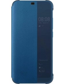 Huawei 51992479 S-View Case Vikbart Fodral Till Huawei Honor 10 - Blå