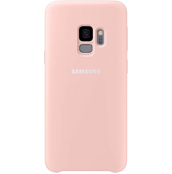 Samsung EF-PG960TPE Silikon täcka grått för G960 Galaxy S9 - Rosa