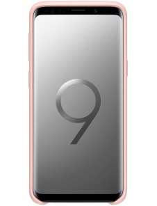 Samsung EF-PG960TPE Silikon täcka grått för G960 Galaxy S9 - Rosa