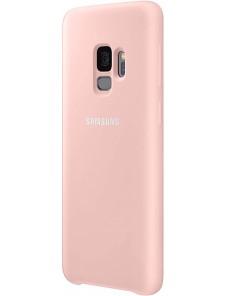 Samsung EF-PG960TPE Silikon täcka grått för G960 Galaxy S9 - Rosa