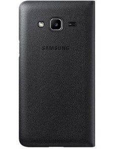Samsung EF-WJ320PBEG Wallet Cover Bookcase med kortplats för Samsung Galaxy J3 2016 - Svart