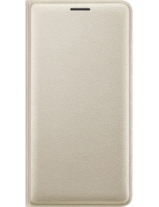 Samsung EF-WJ320PFE Wallet Cover Bookcase med kortplats för Samsung Galaxy J3 2016 - Guld
