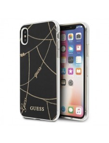 Guess hårt fodral GUHCI65PCUCHBK  iPhone XS Max - Svart
