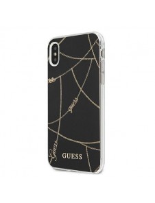Guess hårt fodral GUHCI65PCUCHBK  iPhone XS Max - Svart