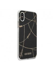 Guess hårt fodral GUHCI65PCUCHBK  iPhone XS Max - Svart