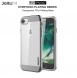 JollyFX TPU Väska Metal Design Dual Layer Armor Cover till iPhone 8, iPhone 7 - Svart