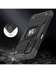 Wozinsky Ring Armor Case Kickstand Tough Robust skal till Samsung Galaxy A02s - Röd