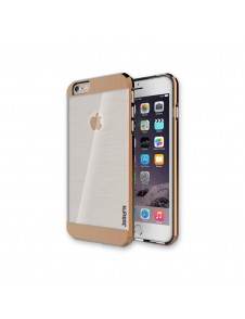 JollyFX TPU Väska Metal Design Dual Layer Armor Cover till iPhone 8, iPhone 7 - Kaffe