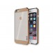 JollyFX TPU Väska Metal Design Dual Layer Armor Cover till iPhone 8, iPhone 7 - Kaffe