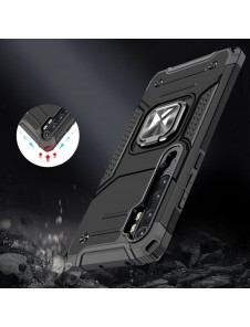 Wozinsky Ring Armor Case Kickstand Tough Robust Skal till Xiaomi Mi Note 10 / Mi Note 10 Pro / Mi CC9 Pro - Svart