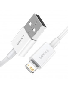 Baseus Superior Cable USB - Lightning 2,4A 1m - Vit (CALYS-A02)