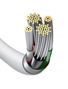Baseus Superior Cable USB - Lightning 2,4A 1m - Vit (CALYS-A02)