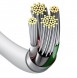 Baseus Superior Cable USB - Lightning 2,4A 1m - Vit (CALYS-A02)