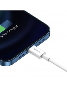 Baseus Superior Cable USB - Lightning 2,4A 1m - Vit (CALYS-A02)