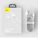 Baseus Superior Cable USB - Lightning 2,4A 1m - Vit (CALYS-A02)