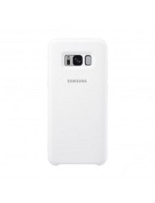 EF-PG950TWE Samsung Silikon Cover Vit för G950 Galaxy S8 (EU Blister)
