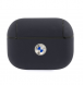 BMW Signature premium läderfodral för Airpods med metall BMW -logotyp.