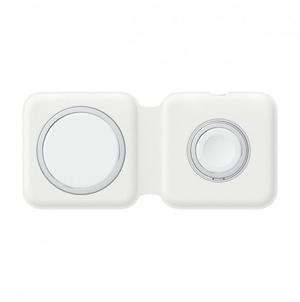 Apple MagSafe Duos Charger Trådlös laddningsmatta magnetisk MHXF3ZM/A - vit