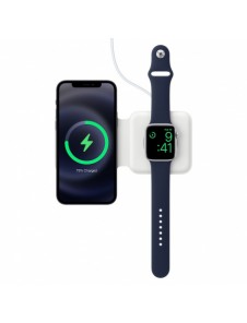 Apple MagSafe Duos Charger Trådlös laddningsmatta magnetisk MHXF3ZM/A - vit
