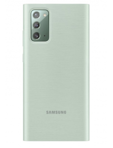 Samsung Clear View stående skal med intelligent skärm för Samsung Galaxy Note 20 - Grön (EF-ZN980CMEGWW)