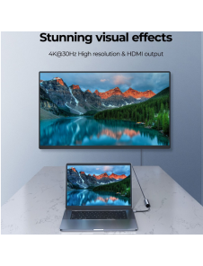- USB 3.0: 5 Gbps
- HDMI: 4K / 30Hz