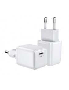- ingång 100-240V 50 / 60Hz 0,8A
- USB-C-utgång 5V / 3A, 9V / 3A, 12V / 2.5A, 15V / 2A, 20V / 1.5A
