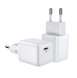 - ingång 100-240V 50 / 60Hz 0,8A
- USB-C-utgång 5V / 3A, 9V / 3A, 12V / 2.5A, 15V / 2A, 20V / 1.5A