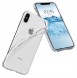 Spigen Liquid Crystal fallet täcker iPhone XS Max - Genomskinlig